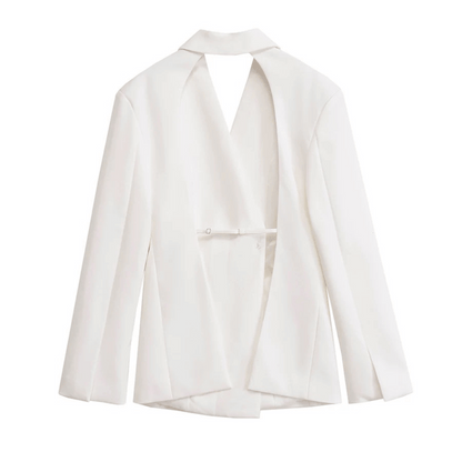 Rückenfreies Blazer-Top