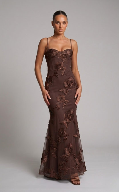 Luxury Floral Maxi Dress